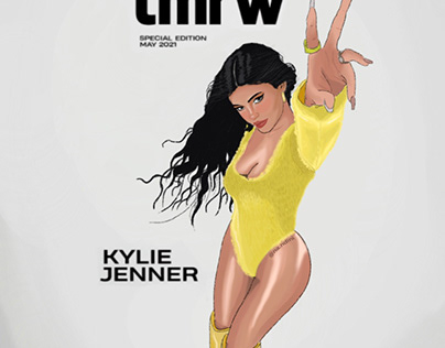 Illustrations- Kylie Jenner for tmrw magazine