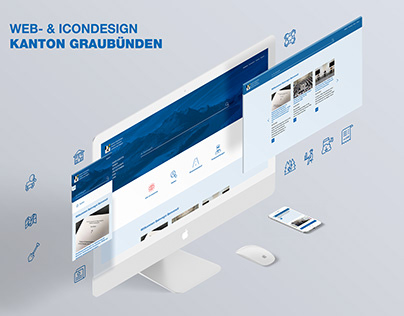 Web- & Icondesign Kanton Graubünden