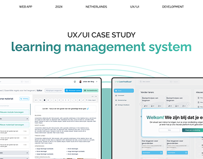 Het Leerinstituut (LMS/E-learning) | UX/UI case study