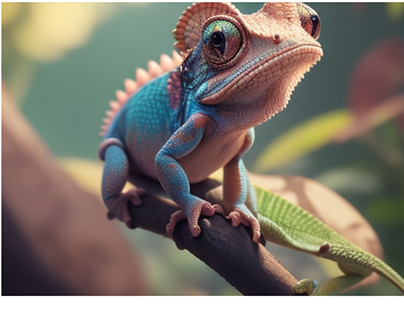 Epic Encounter: An 8K Cinematic Chameleon Tale