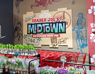 Project thumbnail - Retail Murals and Store Design - Trader Joe's