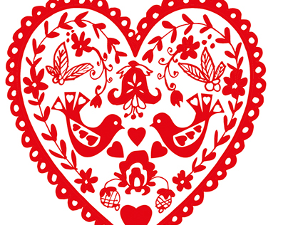 St Valentine - Gift Card Design and Screenprint