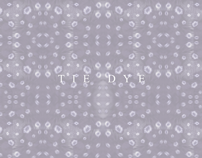Lilac Tesselations: a Tie Dye project