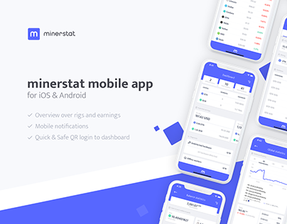 minerstat mobile app for iOS and Android