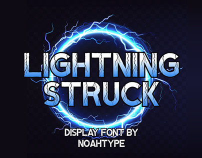 Lightning Struck Font