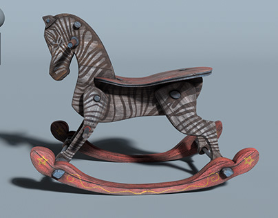 Wooden Horse Texturing