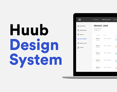 Design System for a logistic platform - Huub