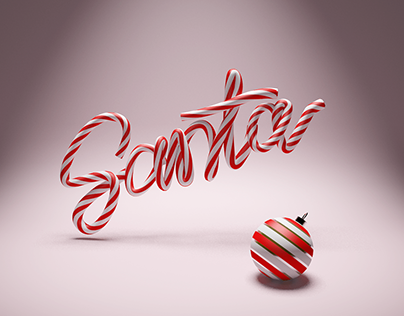 Cinema 4D Holiday Lettering