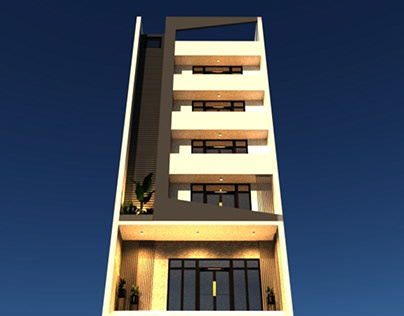 "Dynamic Elegance: Facade for Multi-Use Buildings"