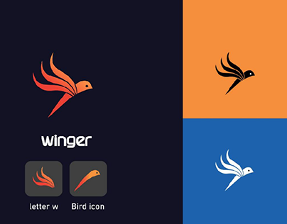 winger - logo design (unused)