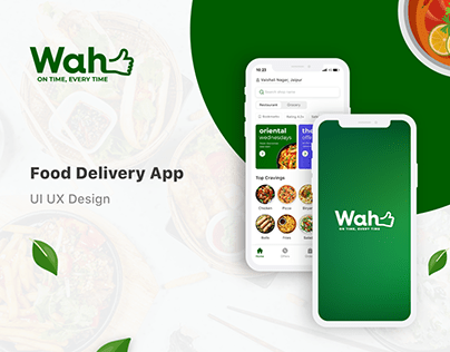 Wah Food Delivery App UI/UX Design