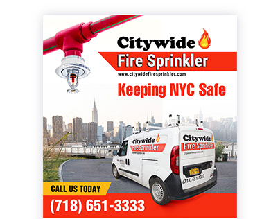billboard for Citywide Fire Sprinkler