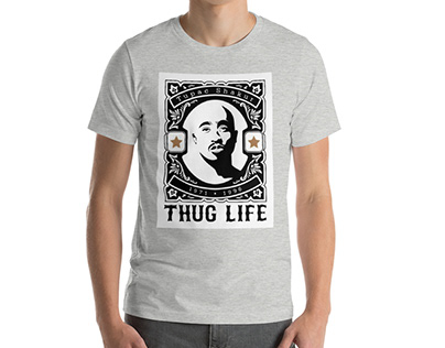 Tupac tshirt design