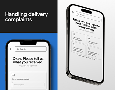 UI/UX | Handling Order Delivery Complaints