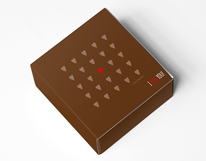 Box for handmade chocolates truffles