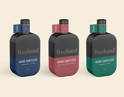 Freehand Hand Sanitizer Branding & Packaging