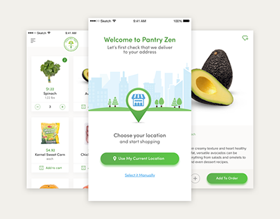 Grocery app concept
