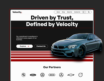 Velocity - Car Dealership Ecommerce Framer Template