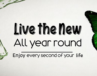 Live the New - Web banner