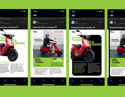 Newsletter Redesign for OLA ELECTRIC
