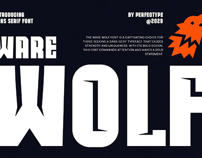 Ware Wolf Modern Futuristic Sans Serif