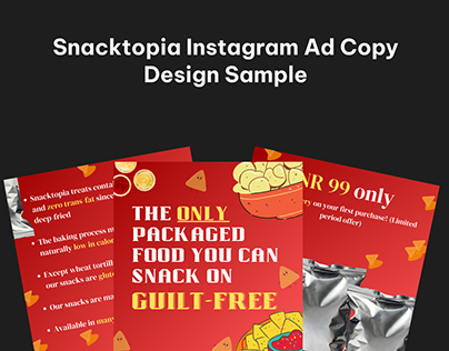 Snacktopia Crisps Instagram Ad Copy