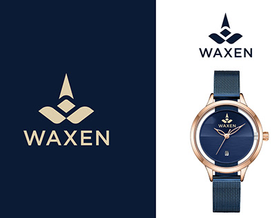Watch logo branding, Waxen watch logo