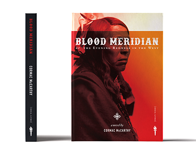 Cormac McCarthy's "Blood Meridian" Book Cover Design