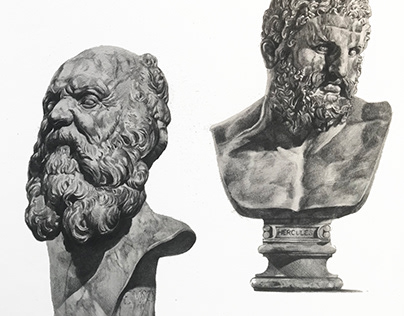 Studies of Greco-Roman statues