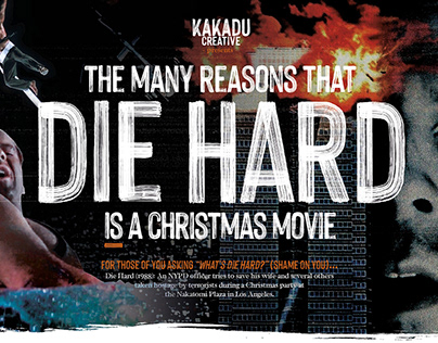 Die Hard IS a Christmas Movie - infographic