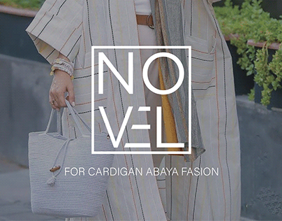 NOVEL for cardigan abaya fashion