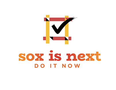 SOX IS NEXT Check Box & Mark
