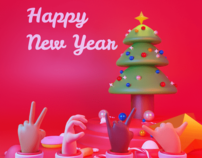 Happy New Year 2022 Edition 3d Design