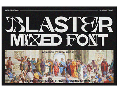 Project thumbnail - Blaster Mixed Font