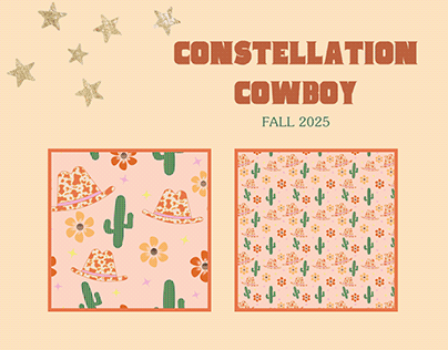 Constellation Cowboy: Textile Design