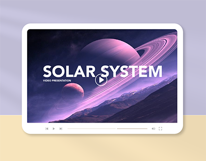 Solar System - Interactive infographic