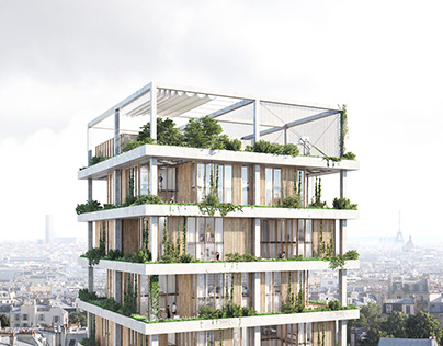 habitat de grande hauteur by Ignacio Prego Architecture