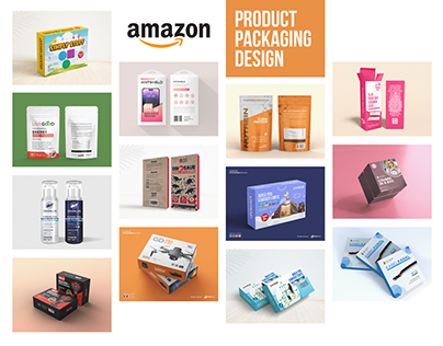 Amazon Product packaging Design | Label & Box Design