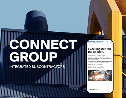 Corporate Website "Connect Group" (Elina Huliieva)