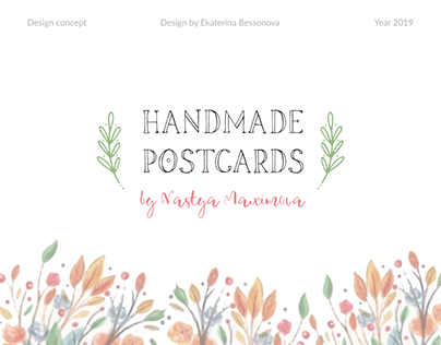 Handmade postcards