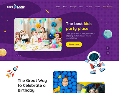 Kidsland Web Design