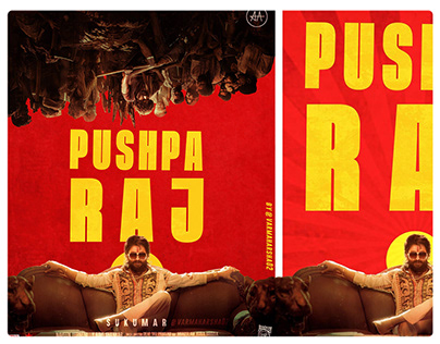 Pushpa raj poster design