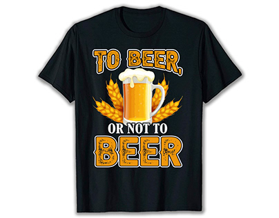 Beer t shirt design