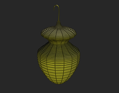 Blender - Hanging Lamp Model