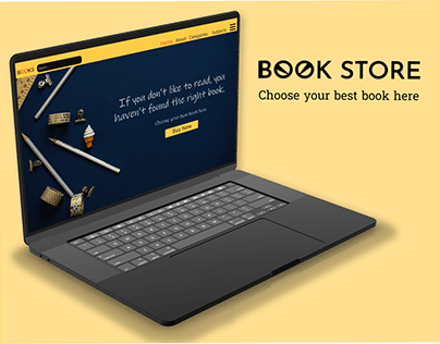 Book Store Website| Landing Page