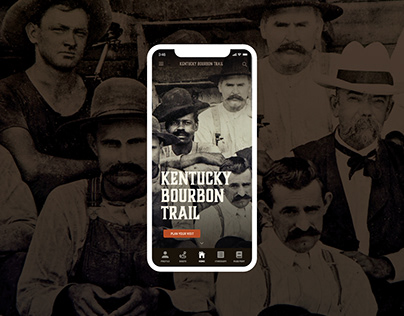 App Concept for the Kentucky Bourbon Trail