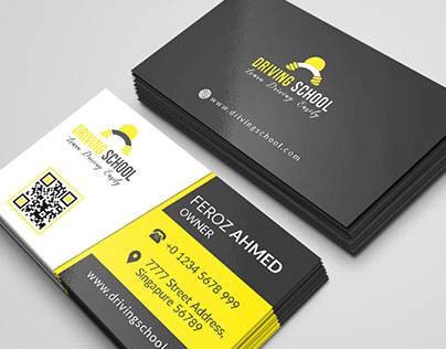 Driving School Business Card