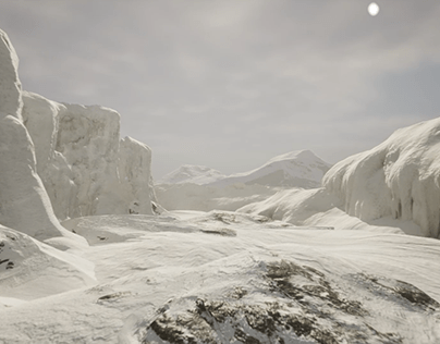 Fantasy Snowland in Unreal Engine/Photo realism/3D/CGI