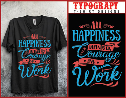 Typography t shirt design