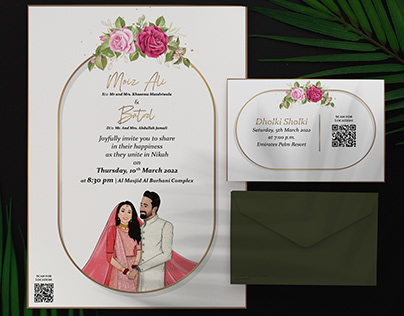 Digital Wedding Card Design